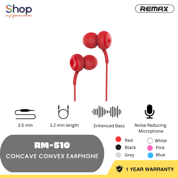 Remax ~ RM-510 3.5mm Earphone ( 3.5mm ) | Shop.com.mm