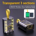3*18650 Battery Charger Case DIY Power Bank Box Fast Charge 5V 2A Double USB Output Battery Storage Box With LED Night Light. 