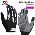 (Preorder)WEST BIKING Full Finger Cycling Gloves Touch Screen Men Women Outdoor Sports Reflective Gloves MTB Bike Breathable Gloves အားကစားလက်အိတ်. 
