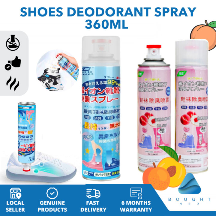 Shoes Deodorant Spray Antibacterial Shoe Cleaner Spray Odor Remover Eliminate Odors Revitalise Footwear Long-Lasting