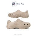(Preorder) Hello Polo slip-on shoes, casual fashion shoes for men, lightweight, thick sole, non-slip, waterproof, wear-resistant, casual HP8044  အမျိုးသားစီးဖိနပ်. 