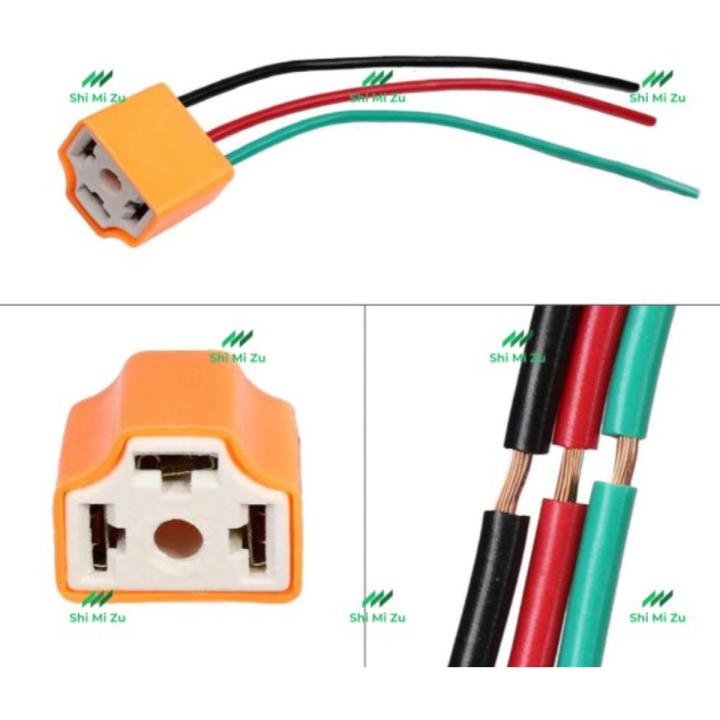 H4 Headlight Ceramic Socket H4 bulb Holder (1 piece)