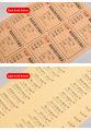Light/Dark Brown Selft-Adhesive Kraft Paper Label A4 Sticker | 20 sheets |  Laser, Inkjet, Copier A4 Printable Labels Sticker. 