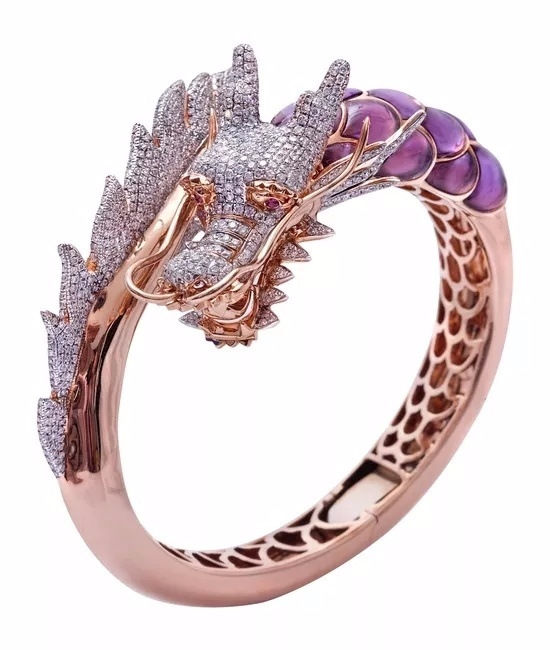 iBis_%20Rose%20Gold%20Two-tone%20Dragon%20Ring%20-%20Image%202