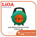 LiOA Hand-Rolling Extension Socket 10M (1 switch, 3 outlets). 