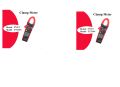 UNI-T UT216A Digital Clamp Meter (AC 600A,True RMS). 