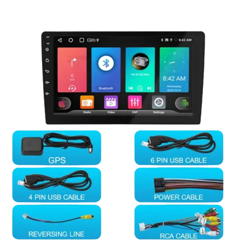 9 inches car android tv player with mirror link and gps