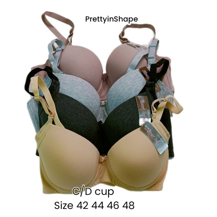 Plus Size C/D  thin  Cup best quality Sister hood Bra