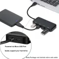 High-speed usb 3.0 4-port hub. 