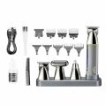 Kemei Km-681 4 In 1 Multi-Functional Electric Hair Clipper & Nose Hair Trimmer & Beard Shaver & Carving Trimmer Set. 