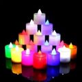 အလှဆင် ဖယောင်းတိုင် LED Light Tea Candles, Electric Candles Party Decorations. 