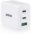 Prolink 3port 65W Travel Wall Charger with Intellisense (PTC36501). 