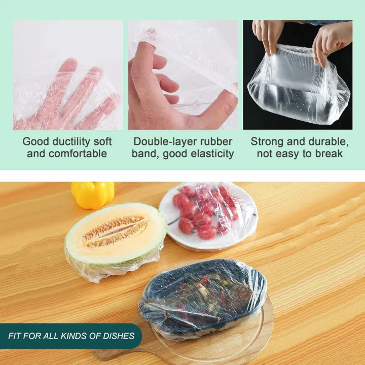 50pcs%20Disposable%20Plastic%20Food%20Cover%20Wrap%20Elastic%20Food%20Lids%20Refrigerator%20fruit%20food%20Stretch%20Dustproof%20Bowls%20Cups%20Cover%20-%20Image%204