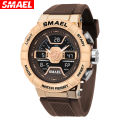 (Preorder) Smael New Arrival Quartz Electronic Watch 8067 Waterproof LED Backlight 50M Shockproof Men's Watch အမျိုးသားလက်ပတ်နာရီ. 