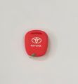 Toyota Alphard 3 Button Car Key Remote Silicon Cover (Red). 