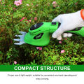 2-in-1 Multifunctional Lawn Mower 3.6V Cordless Hedge Machine Electric Mower Rechargeable Pruner Rotatable Grass Shear Hedge Trimmer Low Power Prompt Function US Plug 110V. 