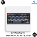 Keychron V1 RGB Hotswappable  Mechanical Keyboard / Keychron V1 RGB Mechanical Keyboard /  Keychron V1 Red Switch /Keychron Wired Keyboard. 