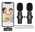 K9 Dual Wireless Lavalier Microphone Plug-Play Widely Compatible 20 Mtr Range Wireless Mic with Auto-sync Noise Reduction for Interview Recording, Live Stream, Vlog &YouTube | HIghEnd. 