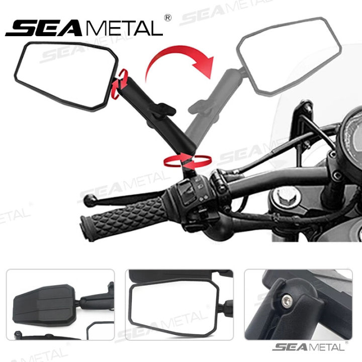 (Preorder)Motorcycle Rearview Mirror Foldable 360 ​​Degree Rotation Handle Bar For ADV Off-Road Motorcycle Westwind