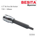 1/2"Dr. Torx Bit Socket T30 x 100mm (BESITA). 