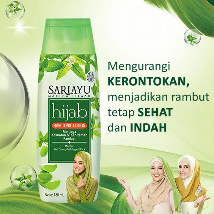 Sariayu hijab hair tonic lotion