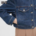 [Uniqlo Singapore Preorder] Denim Cropped Jacket/Fashion / Women / Clothing / Jackets & Coats / Denim Jackets. 