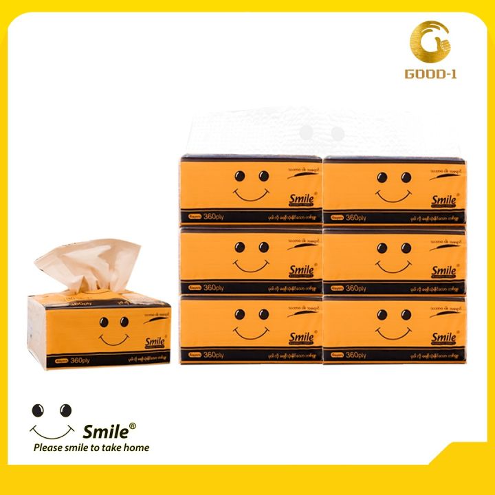 Smile Bamboo Tissue 6pack