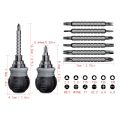 13 in 1 Ratchet Screwdriver Set Mini Hand Tool CRV Cross Groove Drill Telescopic Small Repair Tools Phillips Slotted Labor-Saving 6013 2862 JIT6. 