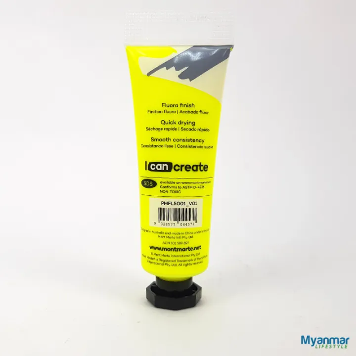 Yellow%20-%20Fluorescent%20Acrylic%20-%20%2050ml%20-%20Mont%20Marte%20-%20Image%204