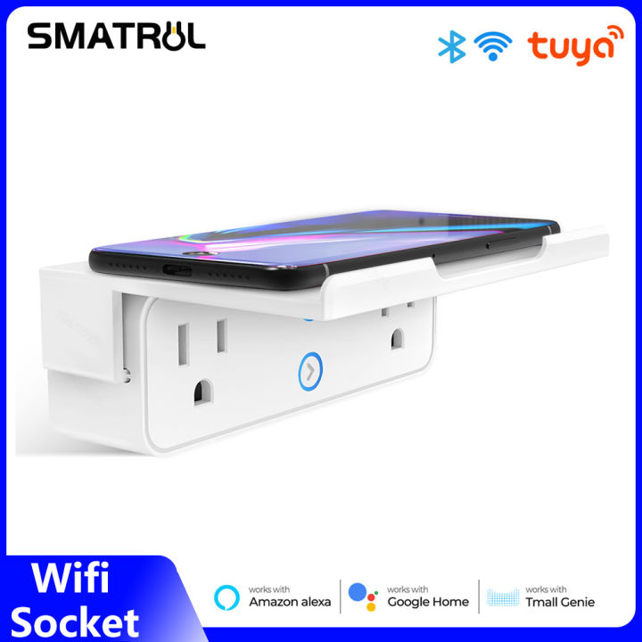 (Preorder)SMATRUL Tuya/Smartlife Smart Socket Us Plug Outlet with ...