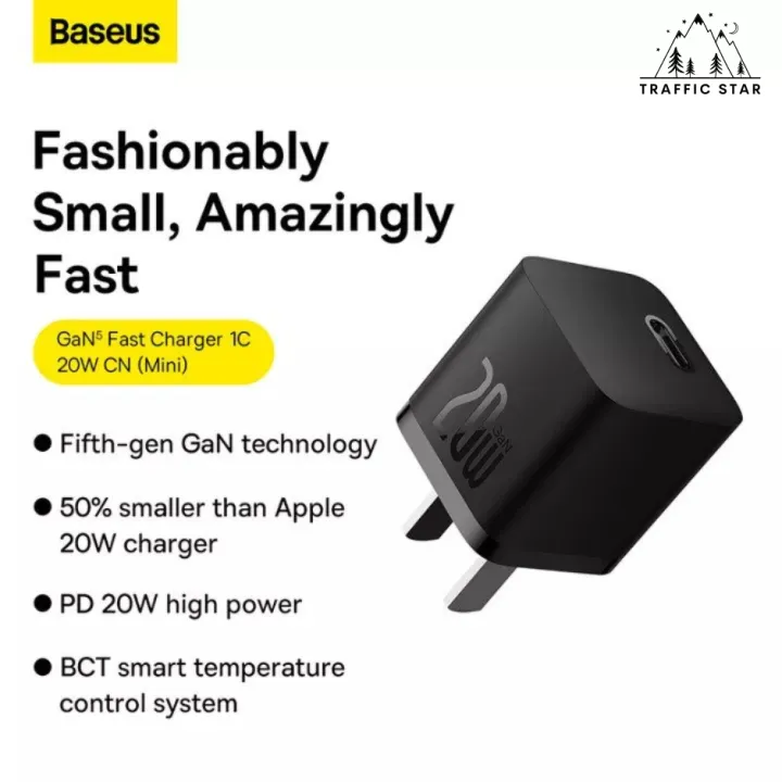 Baseus%20Mini%20GaN5%2020W%20Fast%20Charger%20For%20iPhone%2014%2013%2012%2011%20Pro%20Max%20USB%20Type%20C%20Charger%20Quick%20Charge%204.0%20QC%203.0%20-%20Image%203