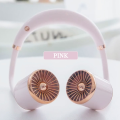Portable Neck Fan 3 Accelerated USB charging 360 degree adjustable neck suspension fan Hands-free Sports fan Outdoor hanging neck fan. 