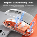 Multi 3 Device Mode Wireless Mouse Transparent Computer Mice Dual BT5.1 2.4G Adjustable DPI Magnetic Removable PC PS4 PS5 Silent Mouse. 