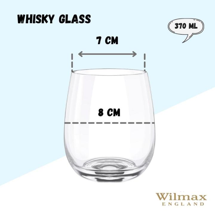 New World Whisky Glass  Set of 6pcs 13Oz (370ml)