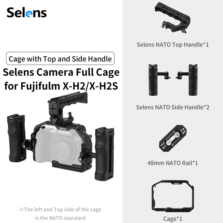 (Preorder)%20Selens%20Full%20Camera%20Cage%20for%20Fujifilm%20X-H2/X-H2S%20HDMI%20Cable%20Holder%20-%20Image%209