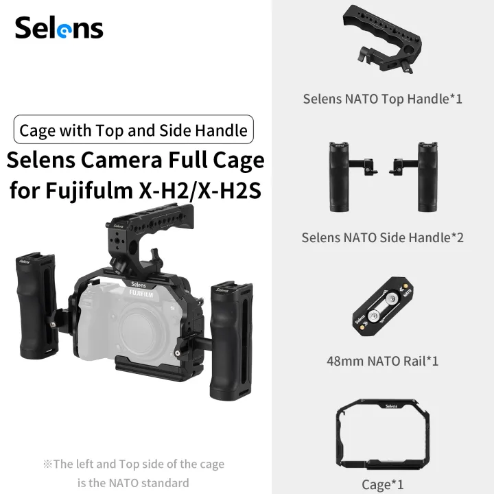 (Preorder)%20Selens%20Full%20Camera%20Cage%20for%20Fujifilm%20X-H2/X-H2S%20HDMI%20Cable%20Holder%20-%20Image%209