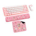 (Preorder) (Thai keyboard layout) MOFii BUNNY Compact Wireless Combo Set: A compact wireless keyboard and cute bunny mouse combo set.. 