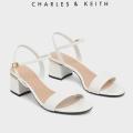 [Charles & Keith] Singapore Preorder Open Toe Ankle Strap Block Heel Sandals/Fashion / Women / Shoes /Heeled Sandals. 