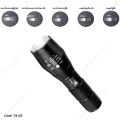 FireLight T6-02 O2, Advanced Professional Flashlight High lumens 900 lm, Lighting range 90m, XM L-T6 LED, FRANCE brand. France Goods Export. 