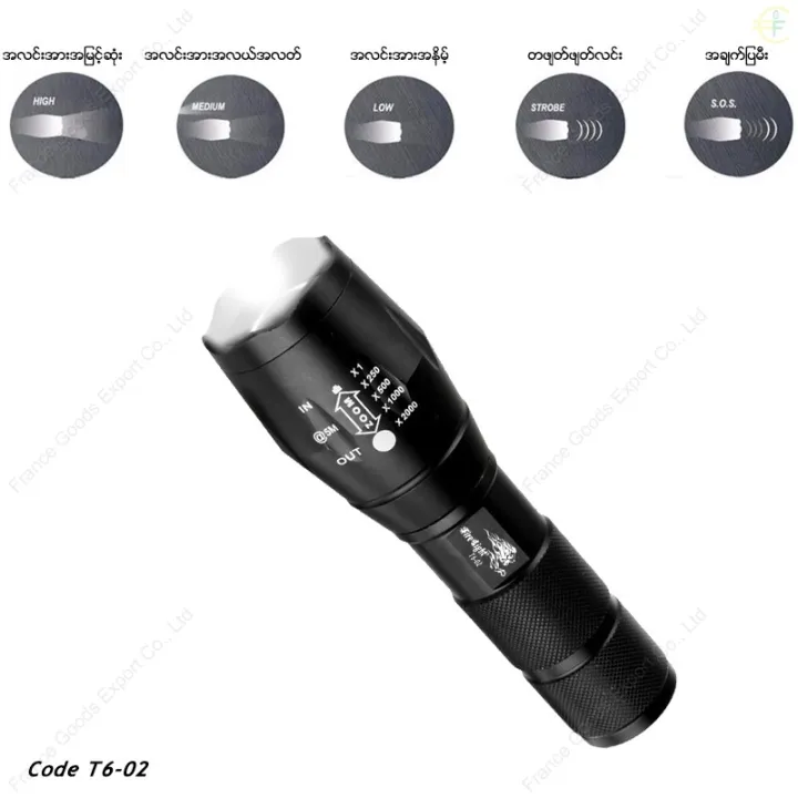 FireLight%20T6-02%20O1,%20Professional%20Flashlight%20900%20lm%20%20Lighting%20range%2090m,%20XM%20L-T6%20LED,%20Option1%20%E1%80%98%E1%80%90%E1%81%B2%E1%80%9B%E1%80%AE%E1%80%99%E1%80%95%E1%80%AB%E1%81%8B%20%E1%80%A1%E1%80%AC%E1%80%B8%E1%80%9E%E1%80%BC%E1%80%84%E1%80%B9%E1%80%B8%E1%80%99%E1%80%95%E1%80%AB%E1%80%98%E1%80%B0%E1%80%B8%20-%20Image%204