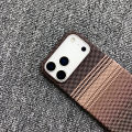 (Preorder) Carbon Fiber Kevlar Phone Case Protective Phone Case for iPhone 12, 13, 14, 15, 16, 17 Pro Max Plus Plating Protective Case. 
