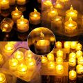Crystal LED Tea Light  Battery Operated Flame Less and Smokeless LED Crystal Diamond Diwali Light Candle for Home and Diwali Decoration အလှဆင်ခရစ်စတယ် ဖယောင်းတိုင်. 