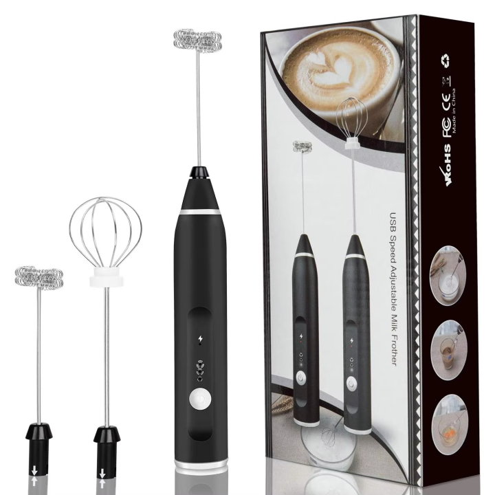☕Portable Rechargeable Milk Frother Coffee Maker🔋⚡ | Shop.com.mm