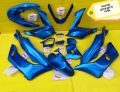 (Preorder) PCX150 Shell, All Blue, Model-Specific (2016-2017). Genuine HONDA parts. Includes 15 pieces as shown. Free shipping.. 