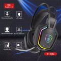 Tech Xtreme_ Earldom Mic LED Light Long microphone Stereo headset gaming Gamer 7.1 usb RGB  gaming headphones with microphone. 