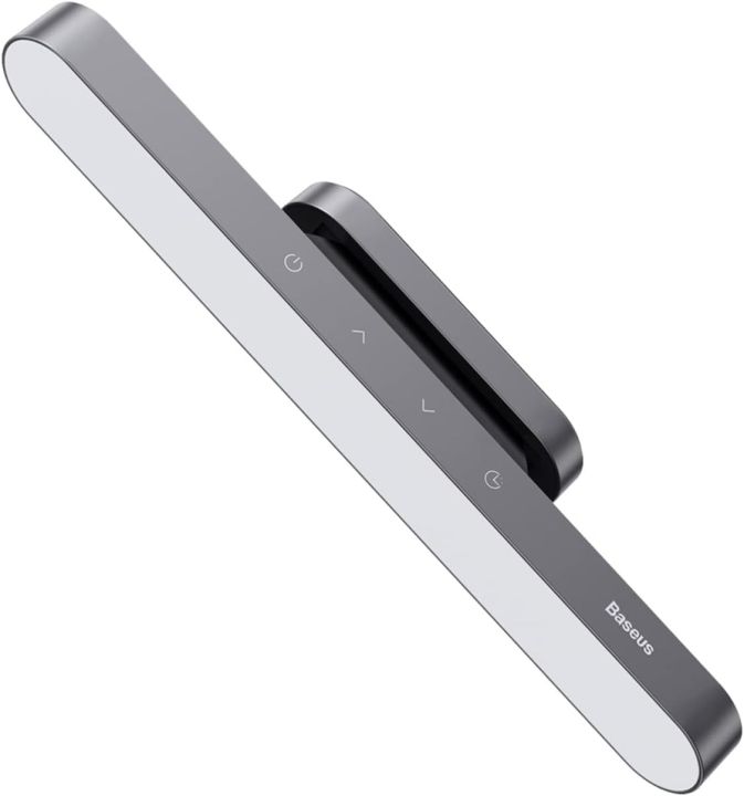Baseus Magnetic LED Light Bar, Dimmable Table Desk Lamp with Touch Control, Rechargeable Study Light with 3 Modes, Under Cabinet Lights Battery Operated for Kitchen Reading Wardrobe Cupboard