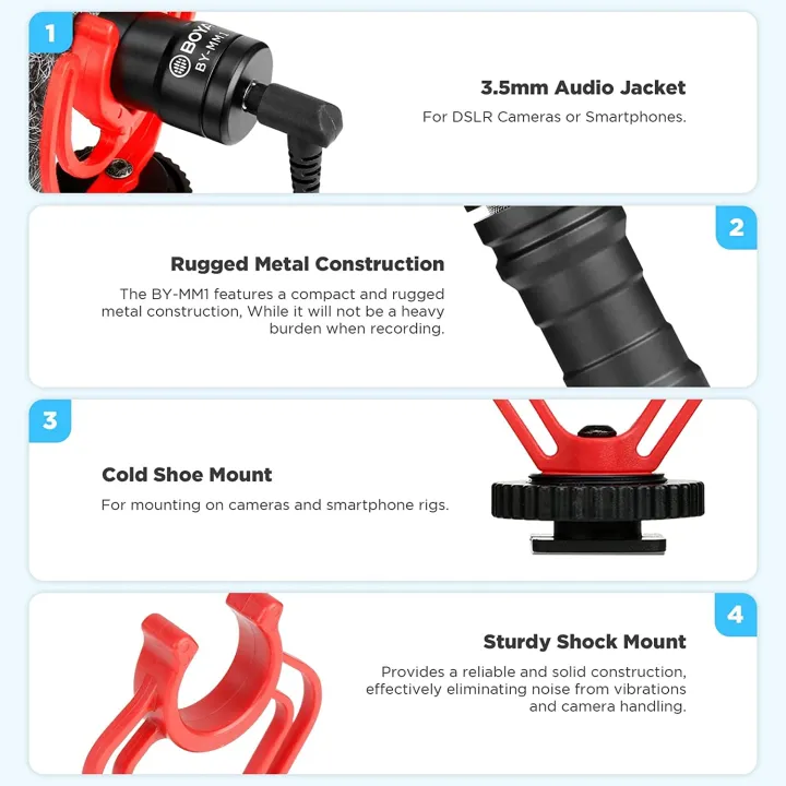 BOYA%20by-MM1%20Universal%20Cardiod%20%20Microphone%20for%20iPhone%20Android%20Smartphone%20PC%20Canon%20Nikon%20DSLR%20Camera%20Recording%20Vlog%20-%20Image%205