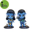 iBis_ 12cm Movie Avatar Water Way Action Figure Set (2 pcs) Jake and Neytiri Computer Ornament. 