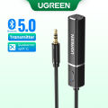 (Preorder) UGREEN Wireless Bluetooth 5.0 3.5mm Audio Transmitter Adapter with Microphone. 