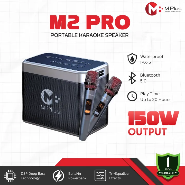 MPlus%20M2%20Pro%20150W%20Portable%20Karaoke%20Speaker%20-%20Image%202